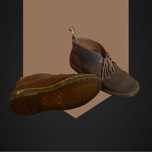 Dr. Martens Brown Chukka Boots with Suede Finish